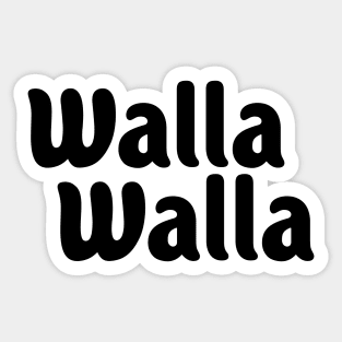 Walla Walla Sticker